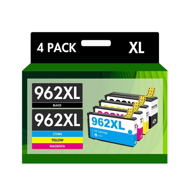 Paquete combinado de cartuchos de tinta Toner Bank 962XL para HP OfficeJet Pro