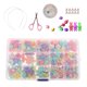 thumbnail image 1 of Abalorios de Acrílico de Colores en una Caja para Artesanías de Collar y Brazalete Sunnimix kit de fabricación de joyas para niños, 1 of 8
