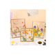 thumbnail image 4 of Marcos De Fotos De Cristal Con Resistente Marco De Flores Dorado de 4 pulgadas, 4 of 5