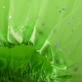 thumbnail image 6 of Oalirro Ballet Skirt Gift for Kids Mini Skirt Women Star Sequins Mesh Pleated Tulle Princess Skirt with LED Small Bulb Skirt Green, 6 of 8