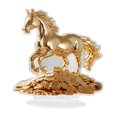 thumbnail image 2 of Adorno de caballo acrílico 2D con base, letrero de mesa plano creativo, decoración del Año del Caballo Estilo E, 2 of 8