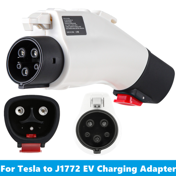 Lohoms For Tesla to J1772 Charging Adapter, Max 60A & 250V For Tesla to