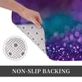 thumbnail image 3 of Kdxio Purple and Green Glitter,16" x 24", Non-Slip Front Door Mats,Outdoor Welcome Mat Washable, 3 of 9
