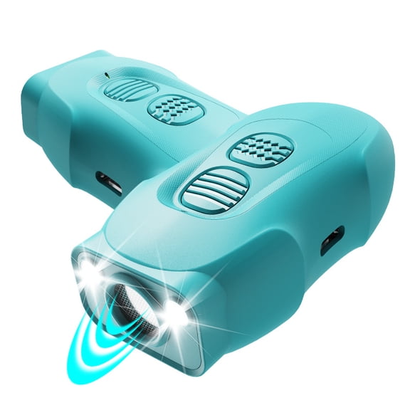 Intelligent ultrasonic dog repellent, handheld and portable design, outdoor training anti barking device, efficient in driving away dogs without harming people