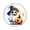 A009- Style I, variant on Halloween Fridge Magnets Set of 10, Halloween Ghost Decorations, Cute Halloween Decor, Bats Halloween Decor, 1 Inch Diameter Round Magnetic Decals for Kitchen Fridge, Locker,