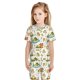 thumbnail image 5 of Balery Cute Frog Conjunto de Pijama Infantil de Manga Corta con Estampado – Ropa de Dormir de Algodón Suave-Medium, 5 of 5