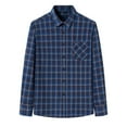 thumbnail image 2 of Men's Button Down Regular Fit Long Sleeve Plaid Flannel Casual Shirts, 2 of 5