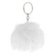 thumbnail image 2 of de Piel de Artificial, Anillode Llave Colgante para Mujer Chica Accesorios de Teléfono Coche Bolsos Blanco Salvador Llavero bola de piel, 2 of 6