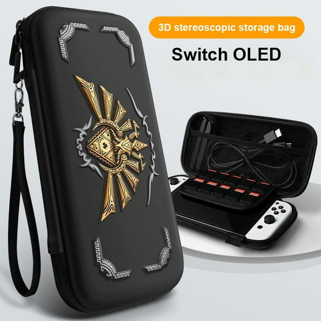 Étui de Protection Compatible avec Nintendo Switch Sac de Rangement Motif 3D Mode Sac de Voyage pour Switch Oled A3 Étui Portable