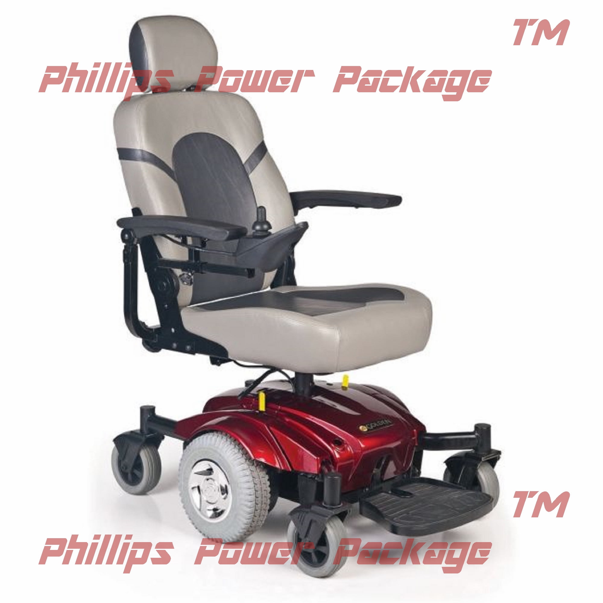 Golden Technologies Compass Sport MidWheel Drive Power Chair Red