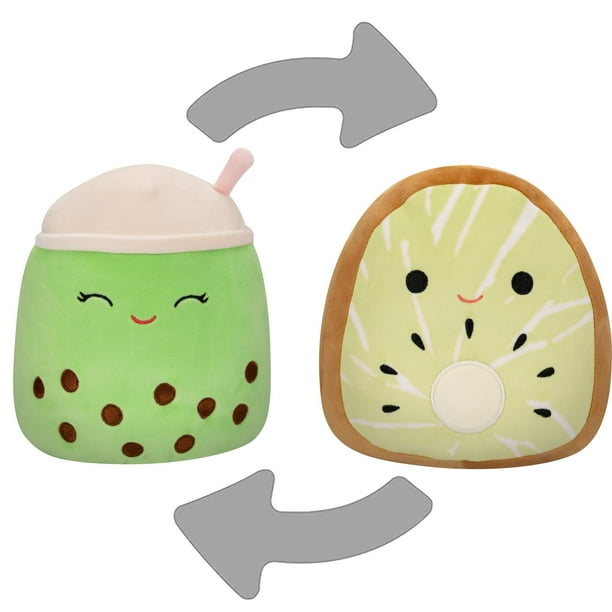 Peluche Squishmallows FlipamAllows Kiwi & Boba 20 cm
