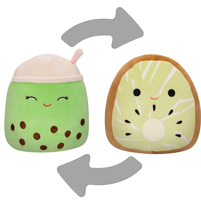 Peluche Squishmallows FlipamAllows Kiwi & Boba 20 cm