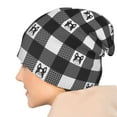 thumbnail image 7 of DouZhe Beanie Hats for Men and Women, Cartoon Pet Dog Checked Patterns Adult Unisex Knit Hat Winter Warm Skull Cap, 7 of 7