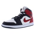 thumbnail image 5 of Women's Air Jordan 1 Mid Sail/Gym Red-Off Noir-White (BQ6472 160) - 9, 5 of 5