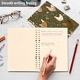 thumbnail image 6 of Wirebound Notebook Hardcover Spiral Notebooks Chickens with Wildflowers and Grasses, 60 Pages, 80 GSM, 5.7 x 8.3in, 6 of 7