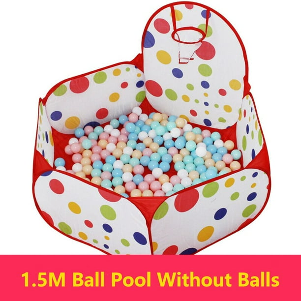 Tienda de juegos para bebés, juguetes de piscina de bolas, casa de juegos plegable portátil, Castillo para interiores y exteriores, regalo de cumpleaños para niños pequeños