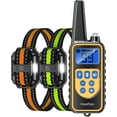 thumbnail image 1 of Three TreeDog Shock Collar with Remote, Dog Training Electric Collar, Waterproof Rechargeable, 1640ft Dog Shock Collar with LED Light, Beep, Vibration, Shock for Medium, 1 of 18