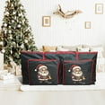 thumbnail image 6 of HS Christmas Tree Storage Bag, Heavy Duty Large Capacity 600D Oxford Rectangular for 7ft Artificial Tree, Double Zipper, Dust Proof Holiday Organizer, 48x20x15 in, 6 of 6