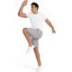 thumbnail image 5 of Pantalones cortos informales para hombre JAMW con cordón bolsillos con cremallera cintura elástica playa grandes y altos gris claro XXXL, 5 of 5