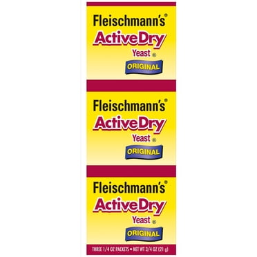 Fleischmann'S Active Dry Yeast, 3 count of 0.25 oz Each