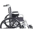 thumbnail image 4 of Drive Medical TR18 Poly-Fly High Strength, Lightweight Wheelchair/Flyweight Transport Chair Combo, Silver, 4 of 5