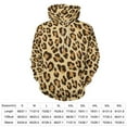 thumbnail image 2 of Leopard Print Men's Women Vintage 3D Hooded Sweatshirt - All-Season Loose Fit Streetwear, 2 of 6