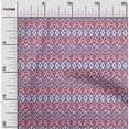 thumbnail image 1 of oneOone Tissu Popeline de Coton Imprimé Géométrique Ikat 1 Yard 42 Pouces de Large, 1 of 4