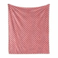 thumbnail image 1 of 4th of July Soft Flannel Fleece Throw Blanket, Circles Stars American Freedom and Liberty Patriotic, Cozy Plush for Indoor and Outdoor Use, 50" x 70", Royal Blue Red White, by Ambesonne, 1 of 6
