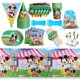 thumbnail image 2 of Mickey Mouse Theme Birthday Party Decoration Paper Cup Straw Mask Tablecloth Disposable Children's Party Supplies Gao Jinjia LED, 2 of 2