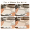 thumbnail image 6 of ODIKA 3'x5' Warm Earth Tones Minimal Abstraction Washable Accent Rug Contemporary Geometric Design Elegance Pet Friendly, Non-Shedding Mat for Bedside, Nursery Room, 6 of 6