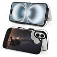 thumbnail image 4 of Compatible with iPhone 11 12 13 mini 14 15 16 Pro Max Plus Wallet Case with Card Holder, PU Leather Kickstand Card Slots Case ( Star Galaxy, iPhone 14 Pro Max), 4 of 7