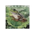thumbnail image 5 of Frog on Lily Pad Blackout Curtains for Living Room Bedroom 55W x 54L Insulated Window Drapes 2 Panels, 5 of 5