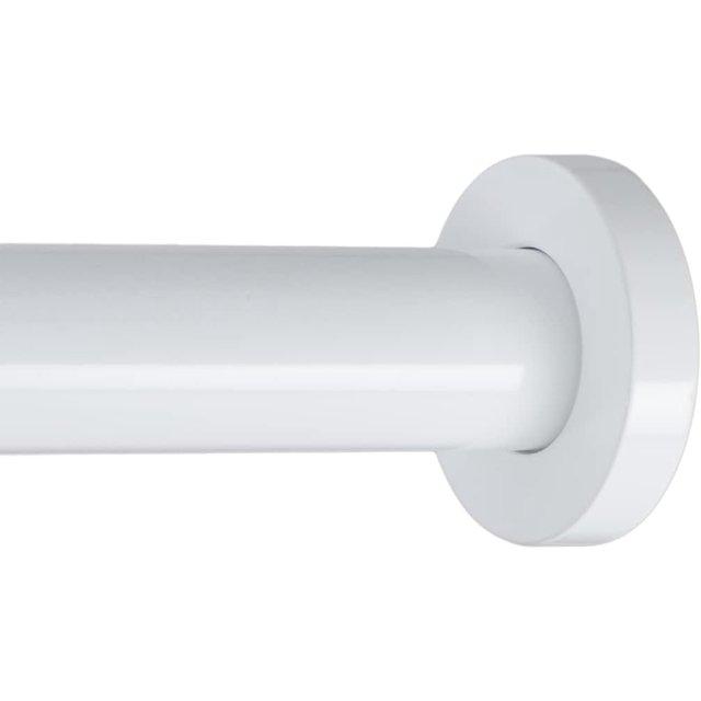 Shower Tension Curtain Rod - Adjustable Spring Tension Rod for Shower Curtains Bathroom or Windows Easy to Install No Drilling Requi Rustproof Adjustable to Warm Gold