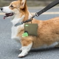 thumbnail image 4 of Dog Treat Pouch,Portable Dog Training Treat Bag | Leakproof Clip-On Design with Built-In Waste Bag Dispenser | Auto Closing Dog Walking Bag for Puppy Travel or Outdoor Use,Army Green, 4 of 9
