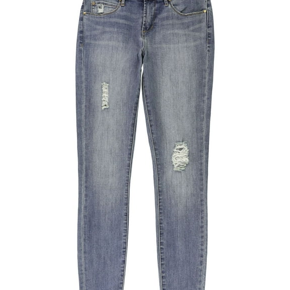 Articles of Society Womens Sarah Distressed Skinny Fit Jeans, Blue, 26
