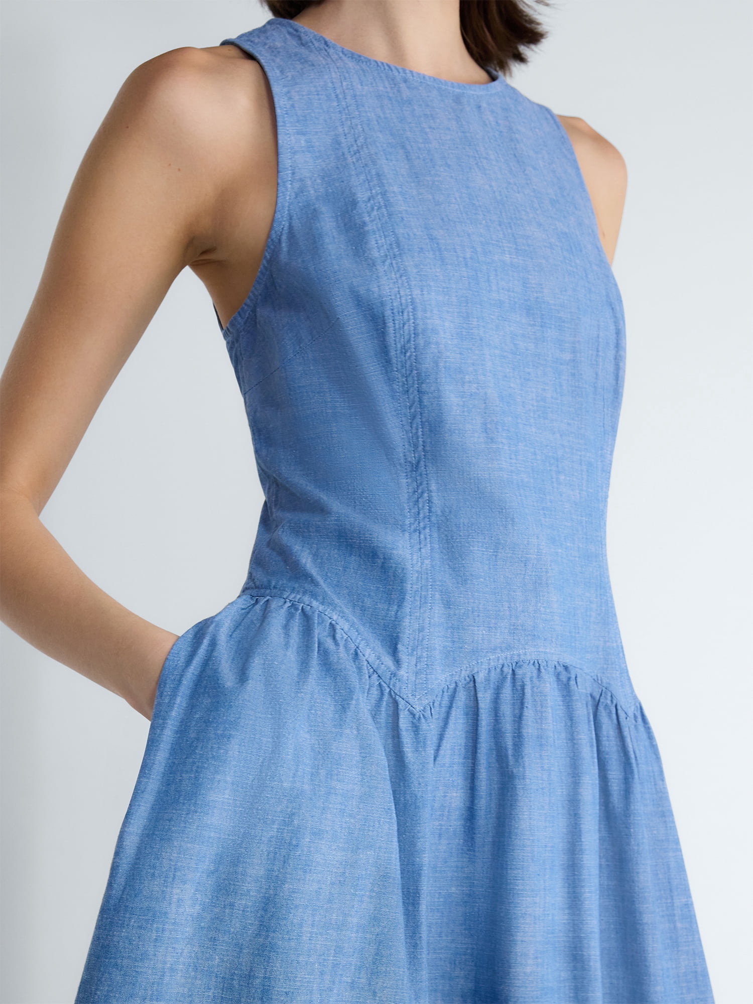 Free Assembly Women’s and Women's Plus Sleeveless Cotton Racer Back Maxi Dress, Sizes XS-4X