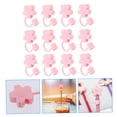 thumbnail image 6 of IBASETOY 12Pcs Reusable Pink Silicone Straw Tips Cover Straw Dust Plugs for Events, 6 of 7