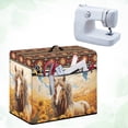 thumbnail image 3 of SEANATIVE Aztec Southwest Sewing Machine Cover Protective Cover with Top Handle Sunflower Horse Stain Resistant Dust Cover Compatible with Most Standard Sewing Machines, 3 of 7
