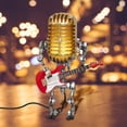 thumbnail image 7 of Naittoop Desk Lamp,Handmade Vintage Microphone Guitar Robot Table Lamp LED Bulbs Wall Lamp Home Desktop Decoration Height 8.5 inch,Width 4 inch and Depth 3 inch (with Lamp), 7 of 7