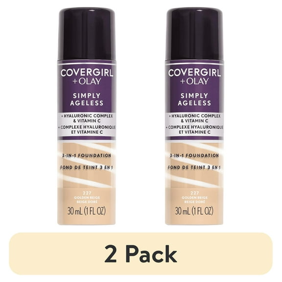 COVERGIRL + OLAY Simply Ageless 3-in-1 Liquid Foundation, 1 oz