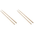 thumbnail image 4 of FOMIYES Light Brown Drumsticks Musicians Practice 4Pcs 16In, 4 of 8