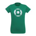 thumbnail image 4 of Green Lantern Dark Green Distressed Symbol Women's T-Shirt-Small, 4 of 7