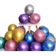 thumbnail image 4 of Paquete de 50 globos metálicos multicolores, globos cromados de primera calidad de 12 pulgadas para fiestas de cumpleaños y bodas, 4 of 5