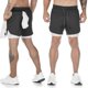 thumbnail image 2 of Ropa deportiva para correr para hombre, pantalones cortos deportivos 2 en 1 para la playa para hombre, pantalones cortos para correr de secado rápido, pantalones cortos para hacer ejercicio en el gimnasio, pantalones de chándal para Fitness Tan Jianjun unisex, 2 of 2