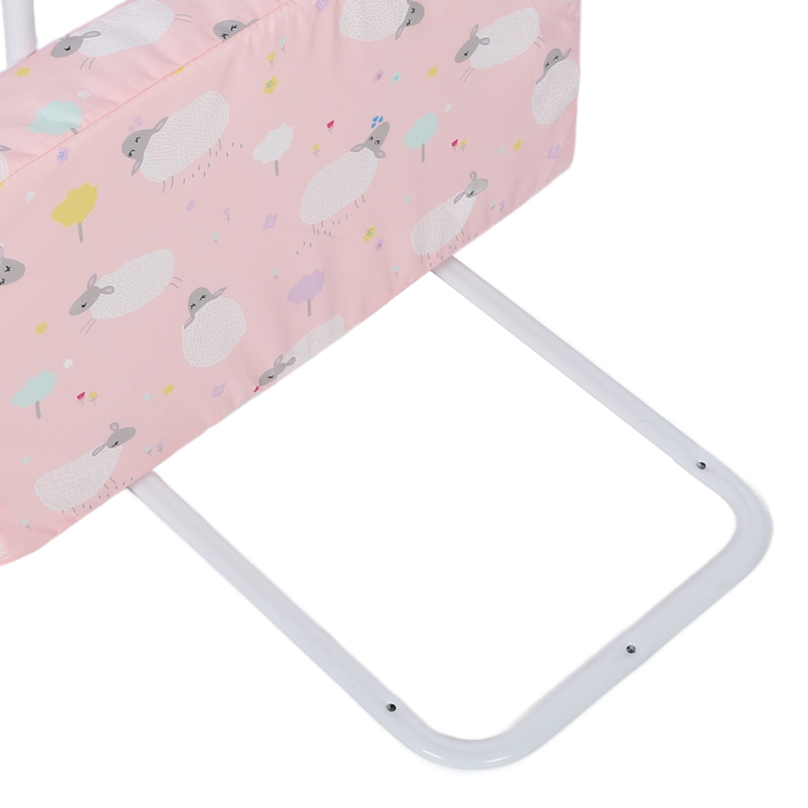 YAHHU Bed Rail for Toddlers Pink Sheep Adjustable Height Safety Side Guard Universal Fit for Twin Full Queen King Size Beds Breathable Mesh Baby Bed Railing Secure Anchor System 19.29 Inches
