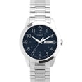 thumbnail image 2 of Timex Men's South Street Sport Silver/Blue 36mm Casual Watch, Expansion Band, 2 of 5