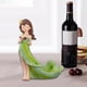 thumbnail image 4 of Portabotellas de vino con forma de niña, soporte independiente para encimera, estante para vinos para amantes del vino, regalos para decoración de Estilo E, 4 of 8