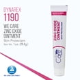 thumbnail image 6 of Dynarex Zinc Oxide Ointment, Protective Skin Barrier Ointment, Soothes Diaper Rash, Chaffed Skin, & Irritation, White Ointment, 1 Case of 72–1 oz. Tubes, 6 of 7