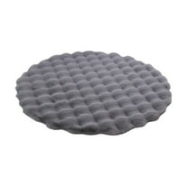 Btomtd 20" Round Area Rug for Living Room, Soft Floor Cushion Carpet, Decorative Doormat for Sofa and Coffee Table, Practrical Non-Slip Floor Mat for Daily Use, Dark Gray