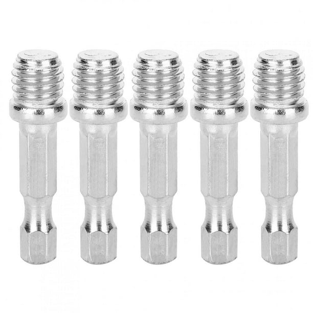 Taladro de Conexión, Taladros Eléctricos Adaptador de Varilla de 5 Pieza de Hierro, Discos de Corte para almohadillas de Pulido bits de taladro